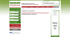 Desktop Screenshot of fournisseur-pizzeria.com